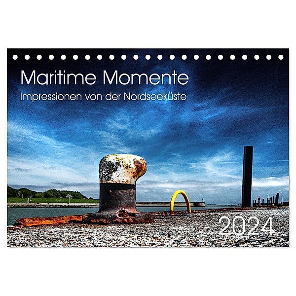 Maritime Momente (Tischkalender 2024 DIN A5 quer), CALVENDO Monatskalender, Gerhard Kühn