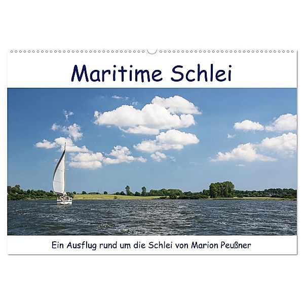Maritime Schlei (Wandkalender 2024 DIN A2 quer), CALVENDO Monatskalender, Marion Peussner