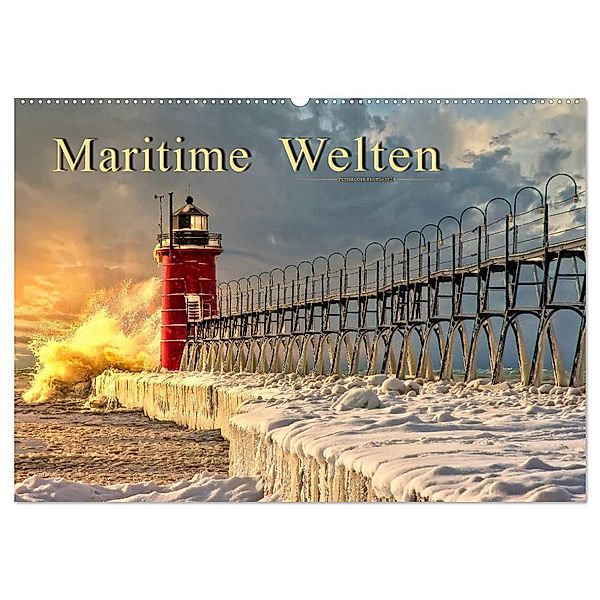 Maritime Welten (Wandkalender 2024 DIN A2 quer), CALVENDO Monatskalender, Peter Roder