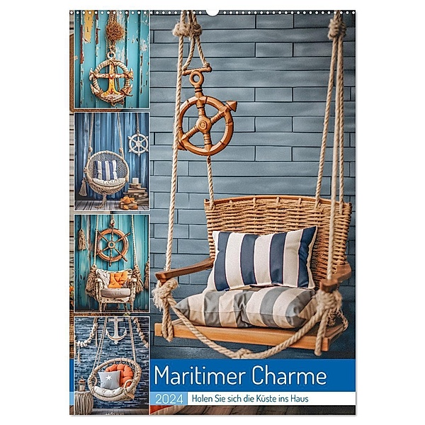 Maritimer Charme (Wandkalender 2024 DIN A2 hoch), CALVENDO Monatskalender, Steffen Gierok-Latniak