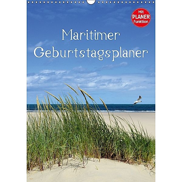 Maritimer Geburtstagsplaner (Wandkalender immerwährend DIN A3 hoch), Susanne Herppich