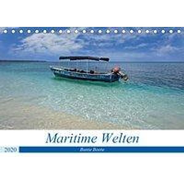 Maritimes - Bunte Boote (Tischkalender 2020 DIN A5 quer), Christian Schnoor