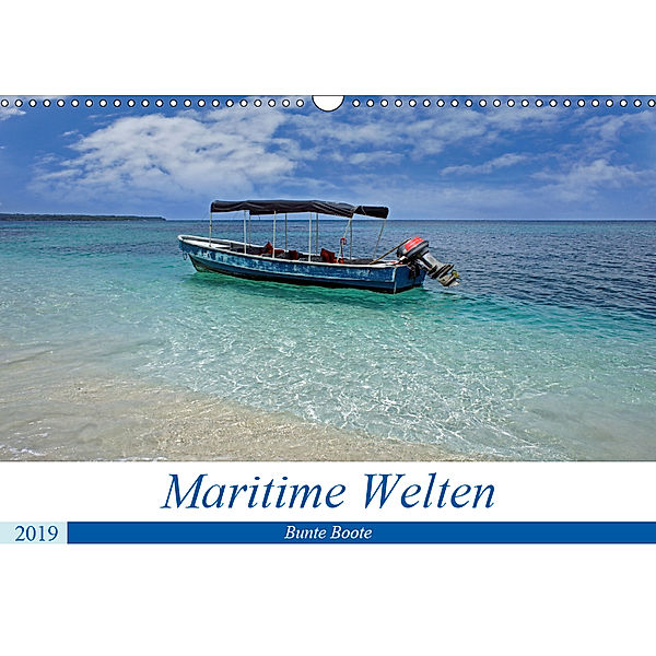 Maritimes - Bunte Boote (Wandkalender 2019 DIN A3 quer), Christian Schnoor