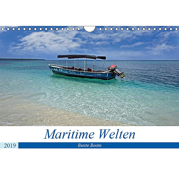 Maritimes - Bunte Boote (Wandkalender 2019 DIN A4 quer), Christian Schnoor