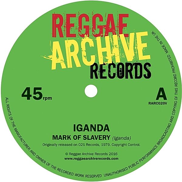 Mark Of Slavery / Slow Down (Red Vinyl), Iganda