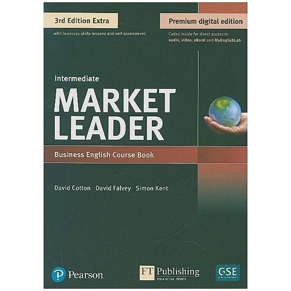 Market Leader 3e Extra Intermediate Course Book, QR,DVD & MEL Pack, m. 1 Beilage, m. 1 Online-Zugang, David Cotton, David Falvey, Simon Kent