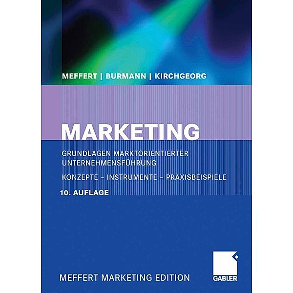 Marketing, Heribert Meffert, Christoph Burmann, Manfred Kirchgeorg