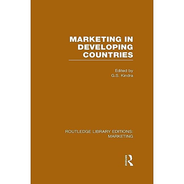 Marketing in Developing Countries (RLE Marketing)