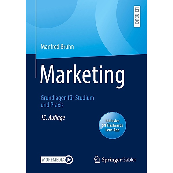 Marketing, m. 1 Buch, m. 1 E-Book, Manfred Bruhn