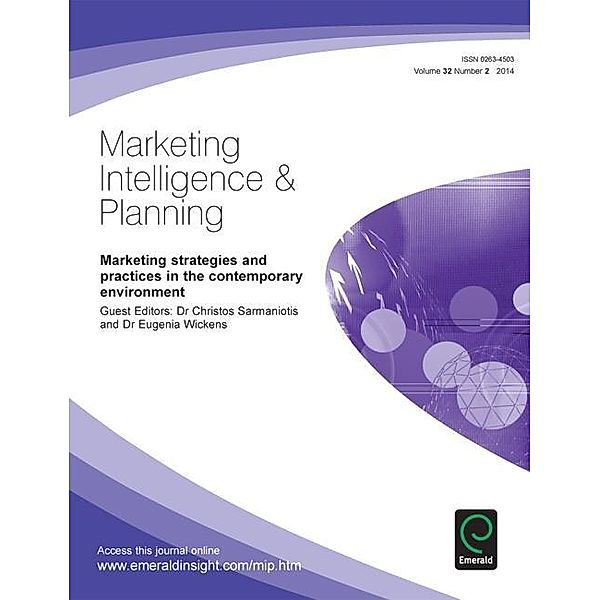 Marketing Strategies and Practices in the Contemporary Environment.