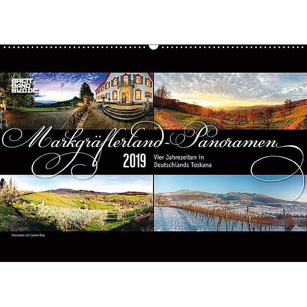 Markgräflerland-Panoramen - Vier Jahreszeiten in der Toskana Deutschlands (Wandkalender 2019 DIN A2 quer), Sabine Bieg