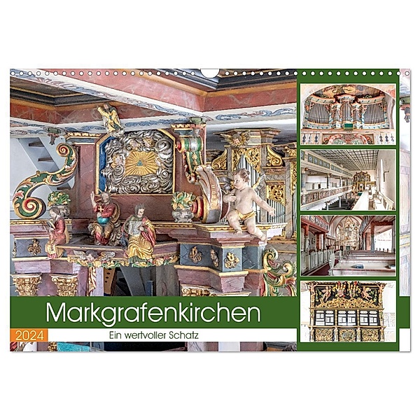 Markgrafenkirchen. Ein wertvoller Schatz (Wandkalender 2024 DIN A3 quer), CALVENDO Monatskalender, Bodo Schmidt