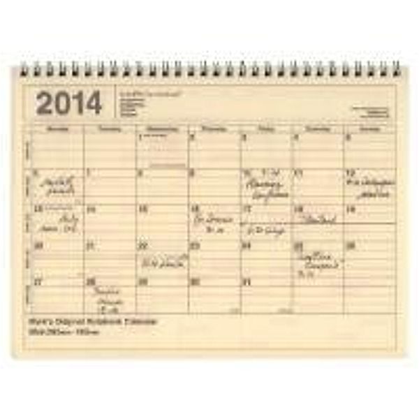 MARK'S 2014 Tischkalender M Ivory