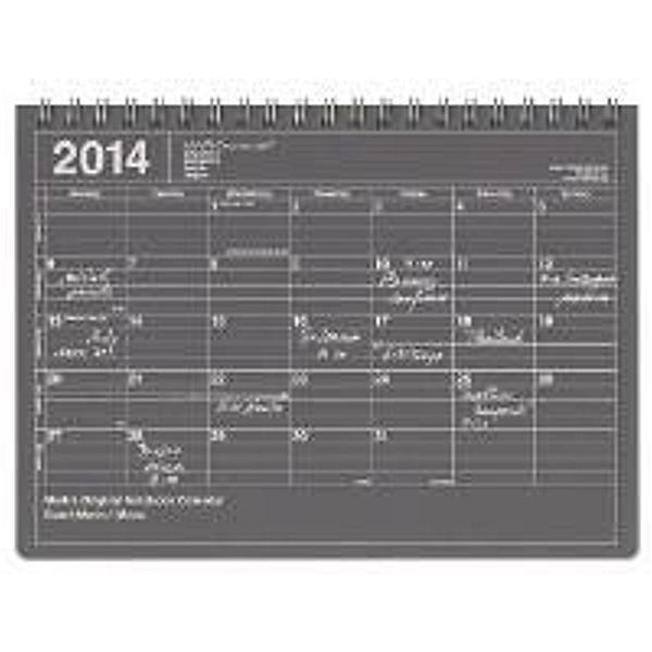 MARK'S 2014 Tischkalender S Black