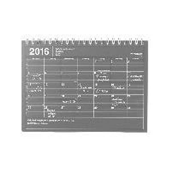 MARK'S 2016 Tischkalender S // Black