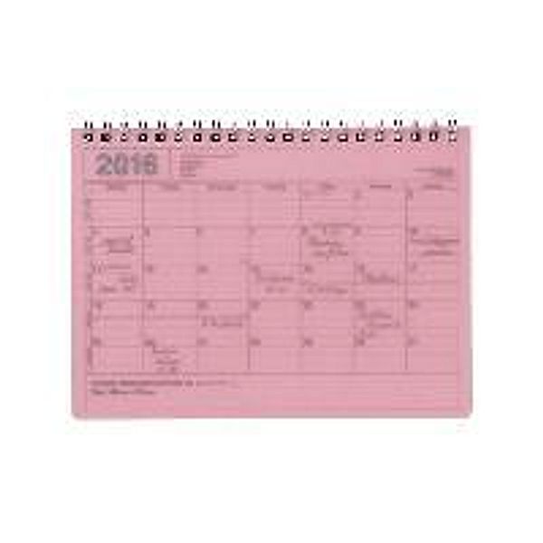 MARK'S 2016 Tischkalender S // Pink