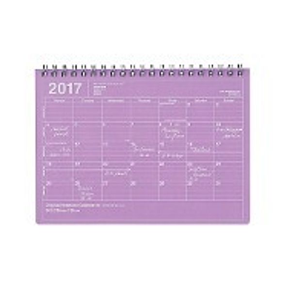 MARK'S 2017 Tischkalender S // Purple