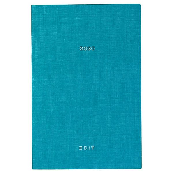 MARK'S 2020 Taschenkalender B6 vertikal, EDIT COLOR, Blue