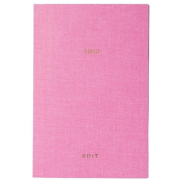 MARK'S 2020 Taschenkalender B6 vertikal, EDIT COLOR, Pink