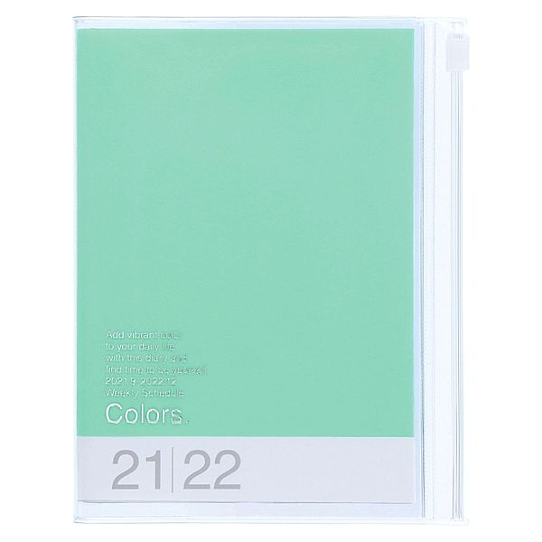 MARK'S 2021/2022 Taschenkalender A6 vertikal, COLORS, Mint