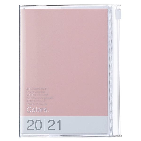 MARK'S 2021 Taschenkalender A6 vertikal, COLORS, Pink