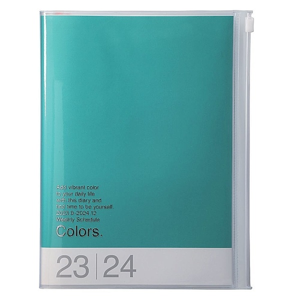 MARK'S 2023/2024 Taschenkalender A5 vertikal, COLORS, Green