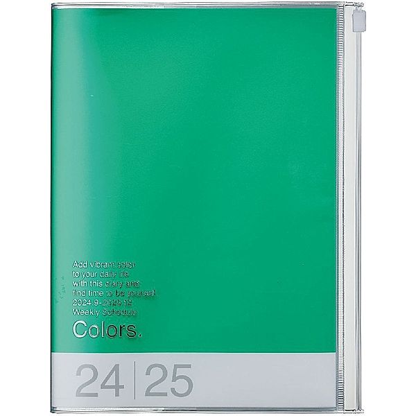 MARK'S 2024/2025 Taschenkalender A5 vertikal, COLORS, Green