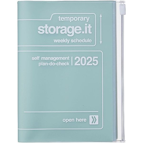 MARK'S 2024/2025 Taschenkalender A6 vertikal, Storage it, Mint