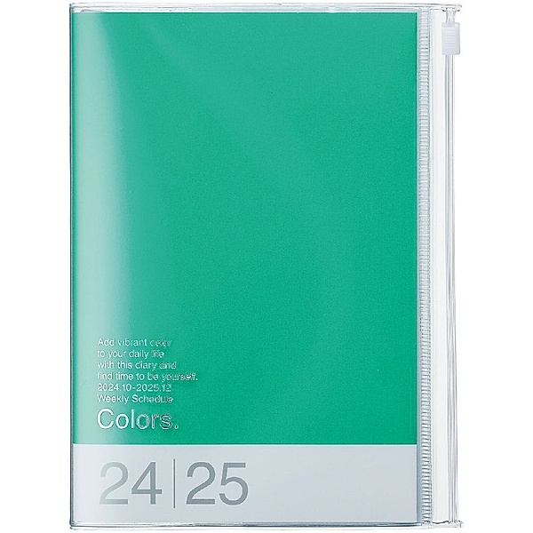 MARK'S 2024/2025 Taschenkalender B6 vertikal, Colors, Green