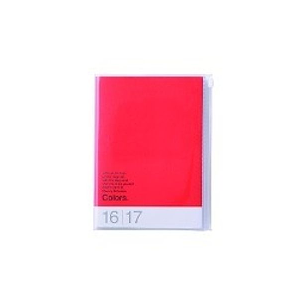 MARK'S Taschenkalender A5 vertikal, COLORS, Red 2016/2017