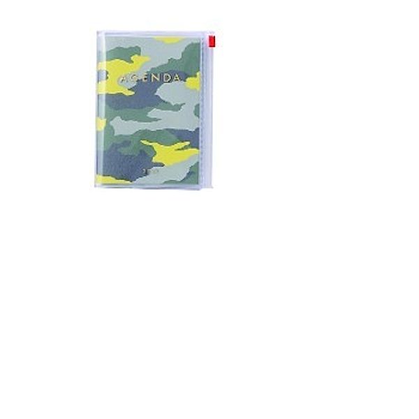 MARK'S Taschenkalender A6 vertikal, CAMOUFLAGE, Green 2016/2017