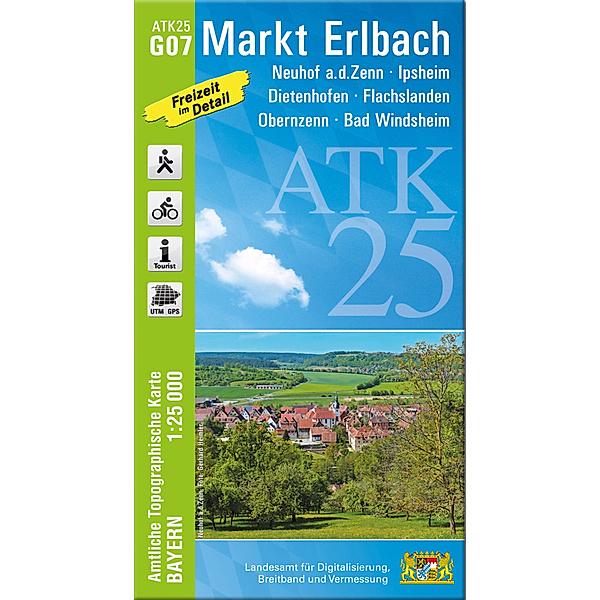 Markt Erlbach (Amtliche Topographische Karte 1:25000)