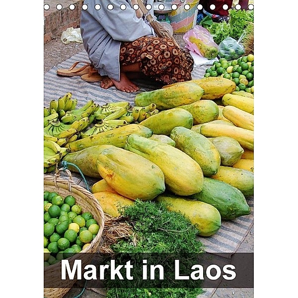 Markt in Laos (Tischkalender 2017 DIN A5 hoch), Rudolf Blank