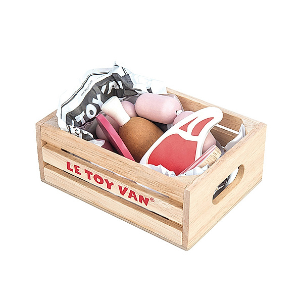 Le Toy Van Markt-Kiste LA VIANDE mit Fleisch 7-teilig
