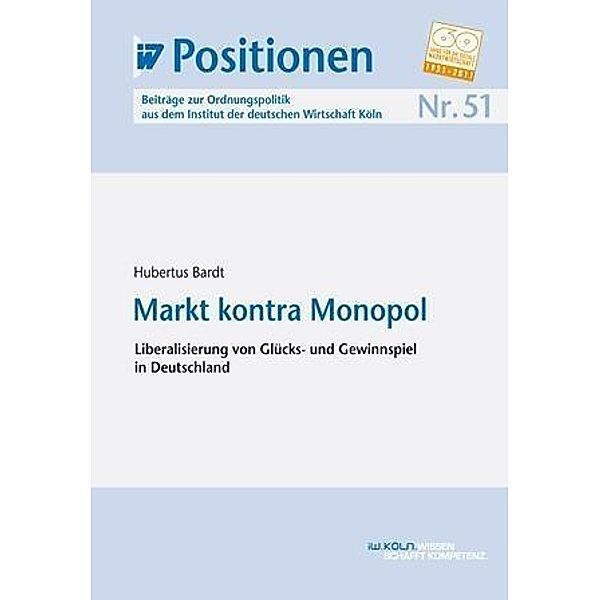 Markt kontra Monopol, Hubertus Bardt