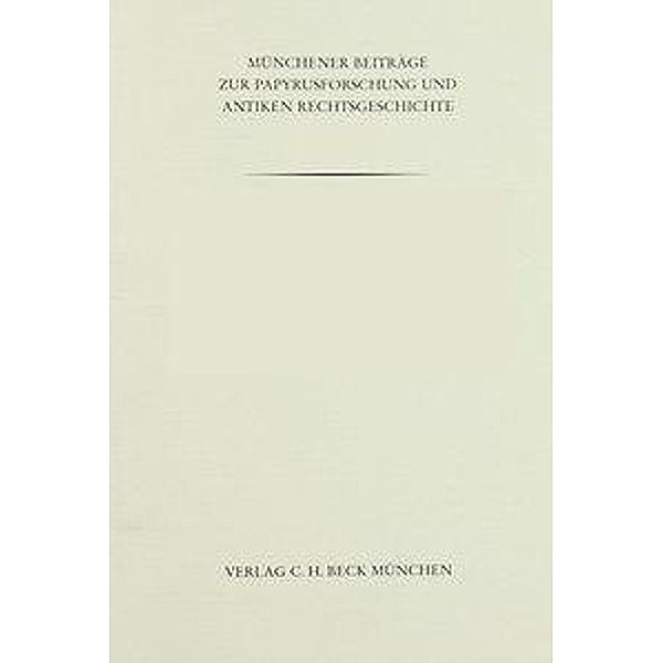 Marktbezogene Gesetzgebung im späthellenistischen Athen: Der Volksbeschluss über Masse und Gewichte, Mariagrazia Rizzi