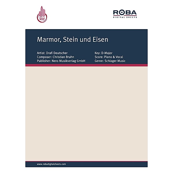 Marmor Stein und Eisen bricht, Christian Bruhn, Günter Loose, Drafi Deutscher