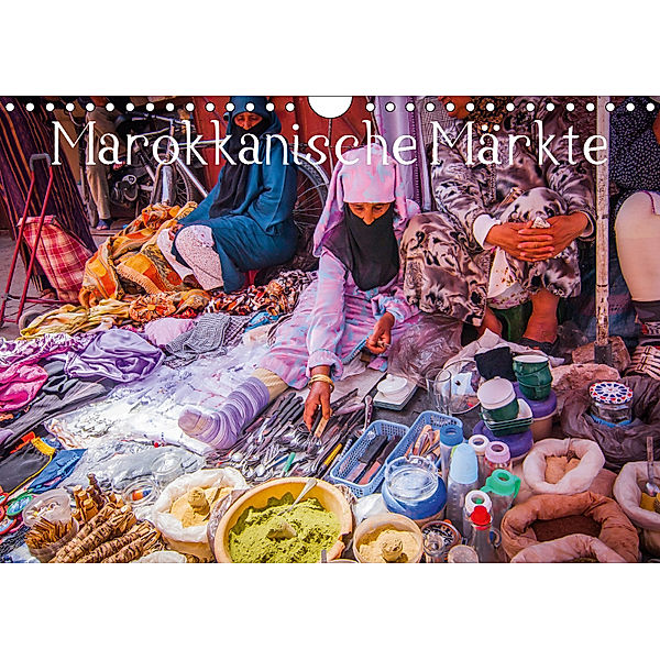 Marokkanische Märkte (Wandkalender 2019 DIN A4 quer), Frank Speicher