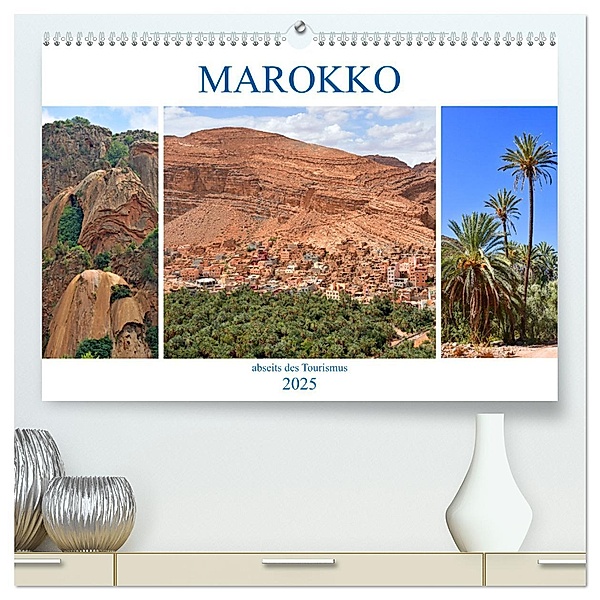 MAROKKO abseits des Tourismus (hochwertiger Premium Wandkalender 2025 DIN A2 quer), Kunstdruck in Hochglanz, Calvendo, Ulrich Senff