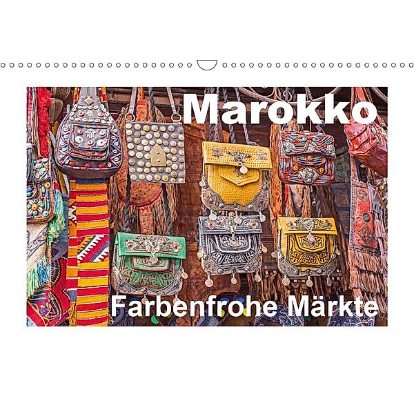 Marokko - Farbenfrohe Märkte (Wandkalender 2021 DIN A3 quer), N N