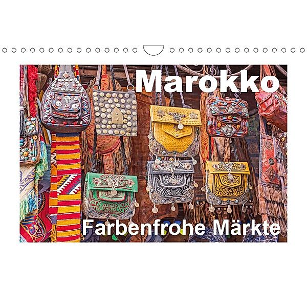 Marokko - Farbenfrohe Märkte (Wandkalender 2021 DIN A4 quer), N N