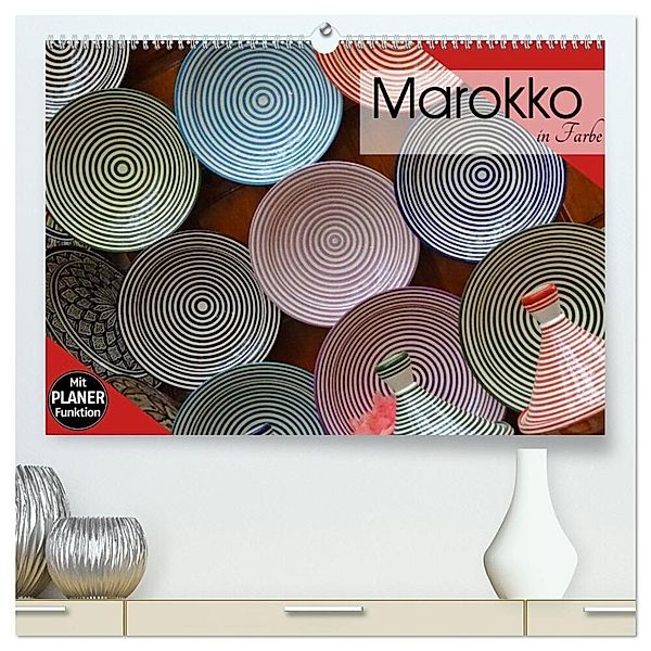 Marokko in Farbe (hochwertiger Premium Wandkalender 2025 DIN A2 quer), Kunstdruck in Hochglanz, Calvendo, Flori0