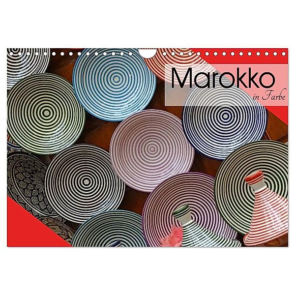 Marokko in Farbe (Wandkalender 2025 DIN A4 quer), CALVENDO Monatskalender, Calvendo, Flori0