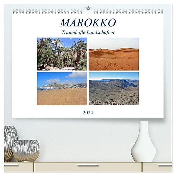 MAROKKO, Traumhafte Landschaften (hochwertiger Premium Wandkalender 2024 DIN A2 quer), Kunstdruck in Hochglanz, Ulrich Senff
