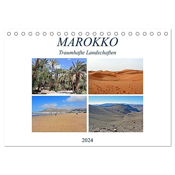 MAROKKO, Traumhafte Landschaften (Tischkalender 2024 DIN A5 quer), CALVENDO Monatskalender, Ulrich Senff
