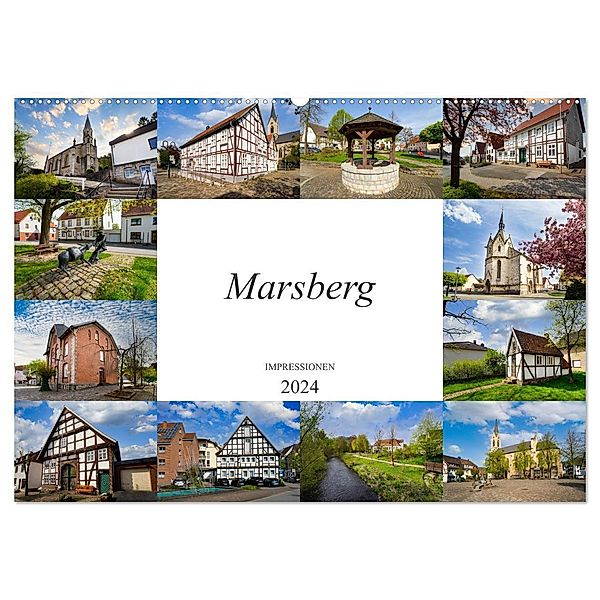 Marsberg Impressionen (Wandkalender 2024 DIN A2 quer), CALVENDO Monatskalender, Dirk Meutzner