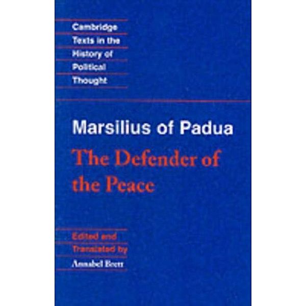 Marsilius of Padua: The Defender of the Peace, Marsilius Of Padua