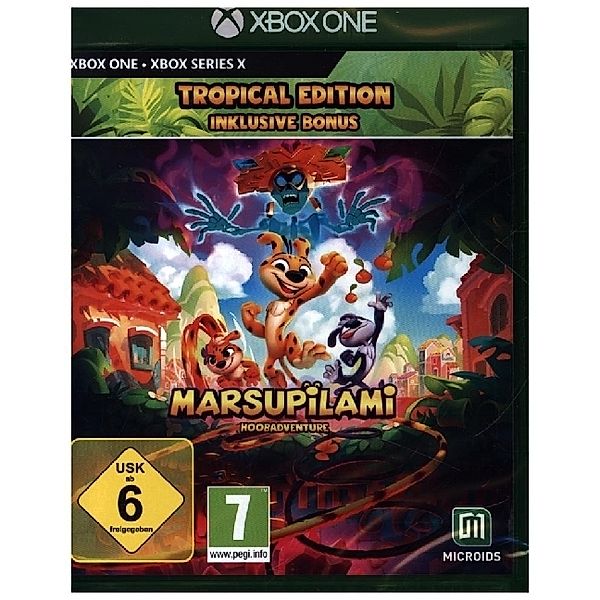 Marsupilami, Hoobadventure,1 XBox One-Blu-ray Disc (Tropical Edition)