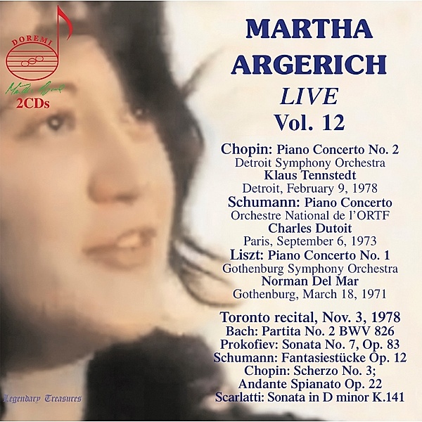 Martha Argerich: Live,Vol.12, Martha Argerich, Tennstedt, Dutoit