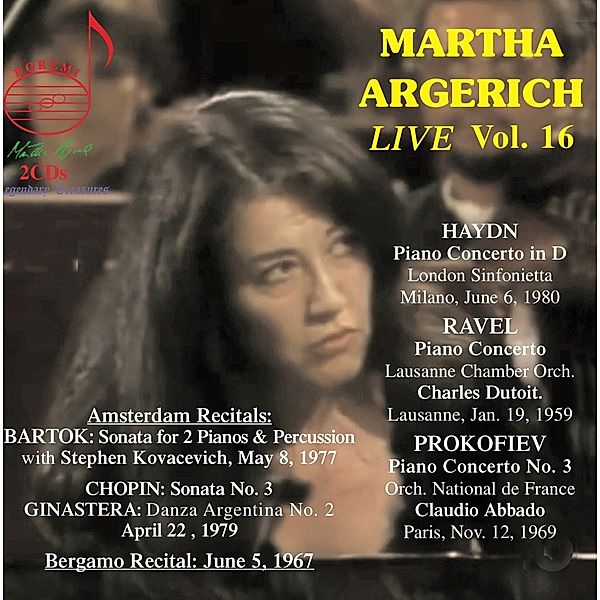 Martha Argerich: Live,Vol. 16, Martha Argerich, Abbado, Dutoit